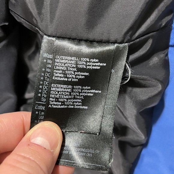 Burton Jacket Small Dry Ride Snowboard Ski Insulated Hooded Blue Full Zip Pocket - Picture 10 of 12